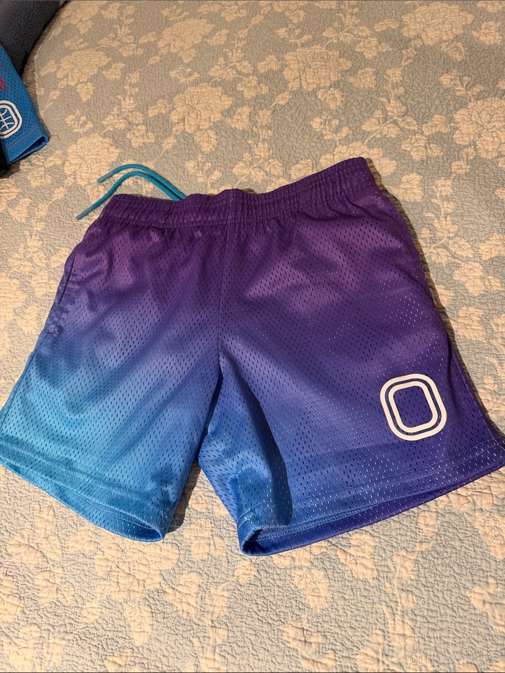 Overtime youth  Ombre Blue-Purple Athletic Shorts
